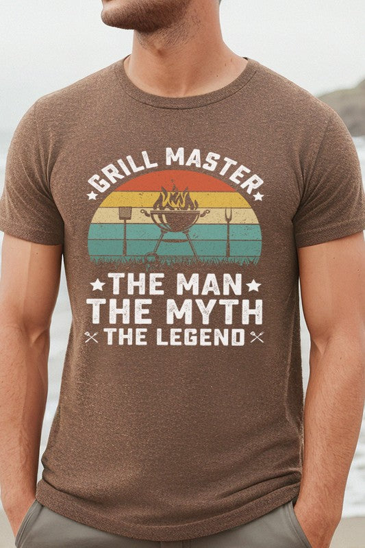 Fathers Day Gifts Grill Master The Man Tee