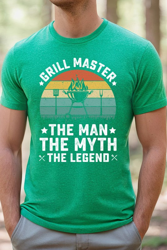 Fathers Day Gifts Grill Master The Man Tee