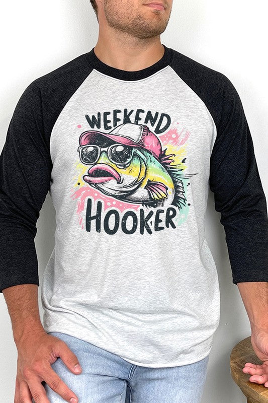 Father's Day Weekend Hooker Graphic Raglan