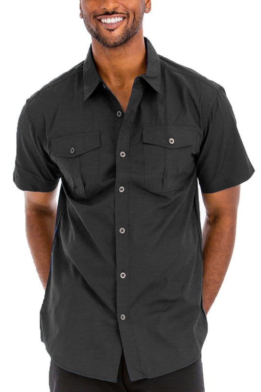 Weiv Two Chest Pocket Button Down Shirt