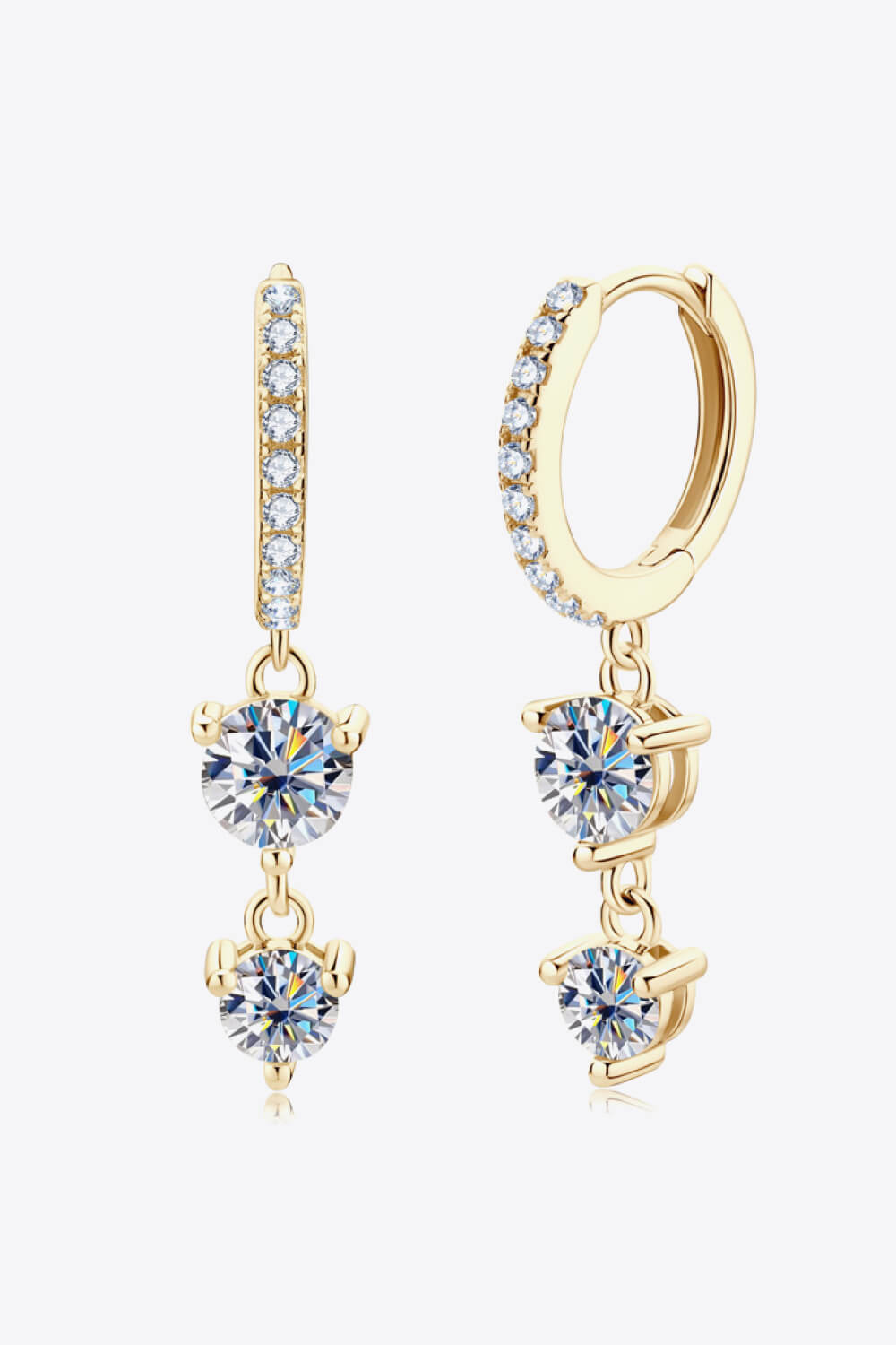 Be The One Moissanite Drop Earrings