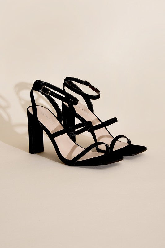 DEVIN-8 ANKLE STRAP HEELS